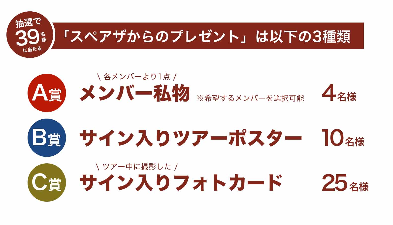 スペアザからのプレゼントは...